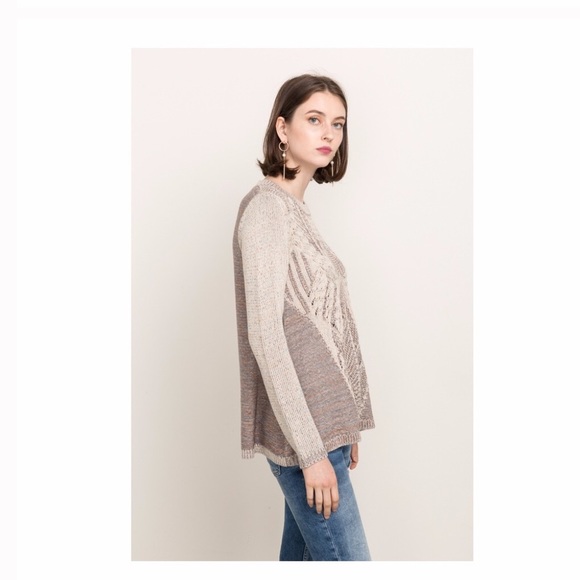 Reversed Textured Oversized Sweater - Picture 5 of 7